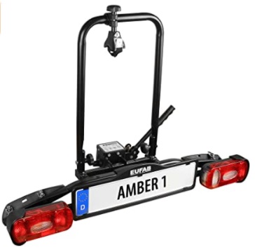 Eufab - Amber 1 - Portabicicletas para Bicicletas eléctricas, portabicicletas para 1 bici