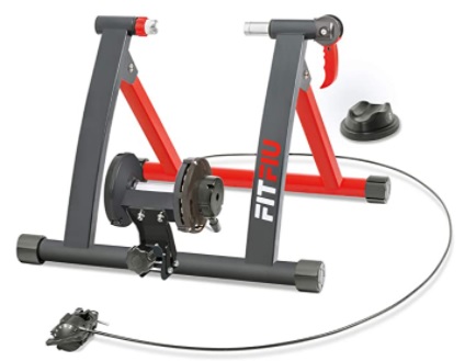 Fitfiu - Rodillo para bicicleta plegable con resistencia magnética, ciclismo indoor compatible con ruedas de 26 a 29 pulgadas