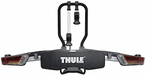 Thule - EasyFold XT 2, Portabicicletas para bola de remolque totalmente plegable, compacto, para todo tipo de bicicletas.